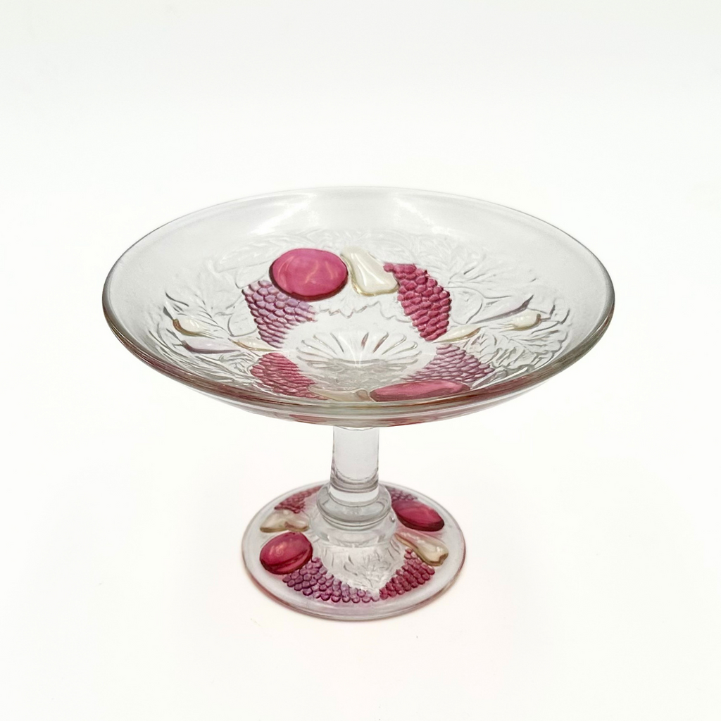 Westmoreland Ruby Flashed Paneled Grape Glass 14-Piece Set