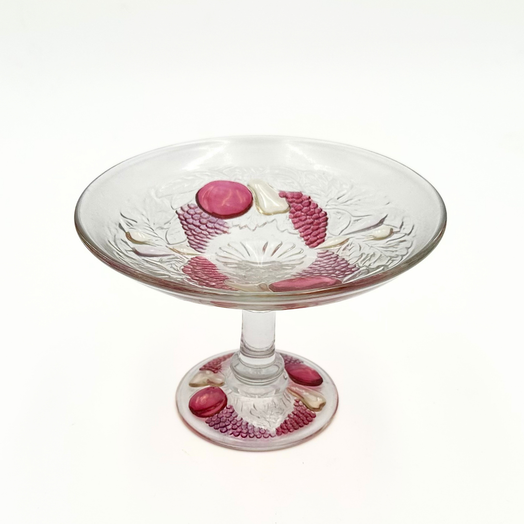 Westmoreland Ruby Flashed Paneled Grape Glass 14-Piece Set