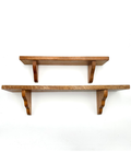 Wooden Trinket Wall Shelf Set