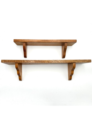 Wooden Trinket Wall Shelf Set