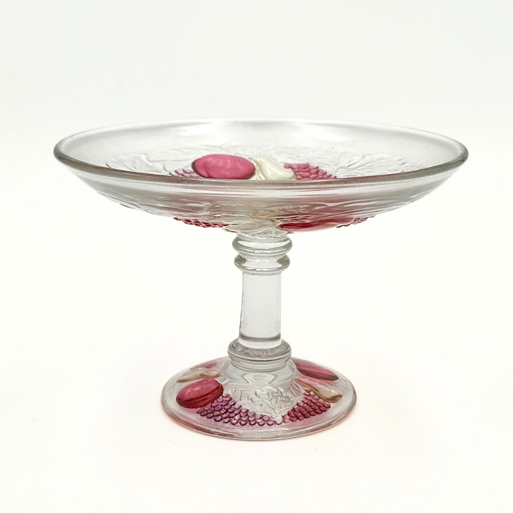 Westmoreland Ruby Flashed Paneled Grape Glass 14-Piece Set