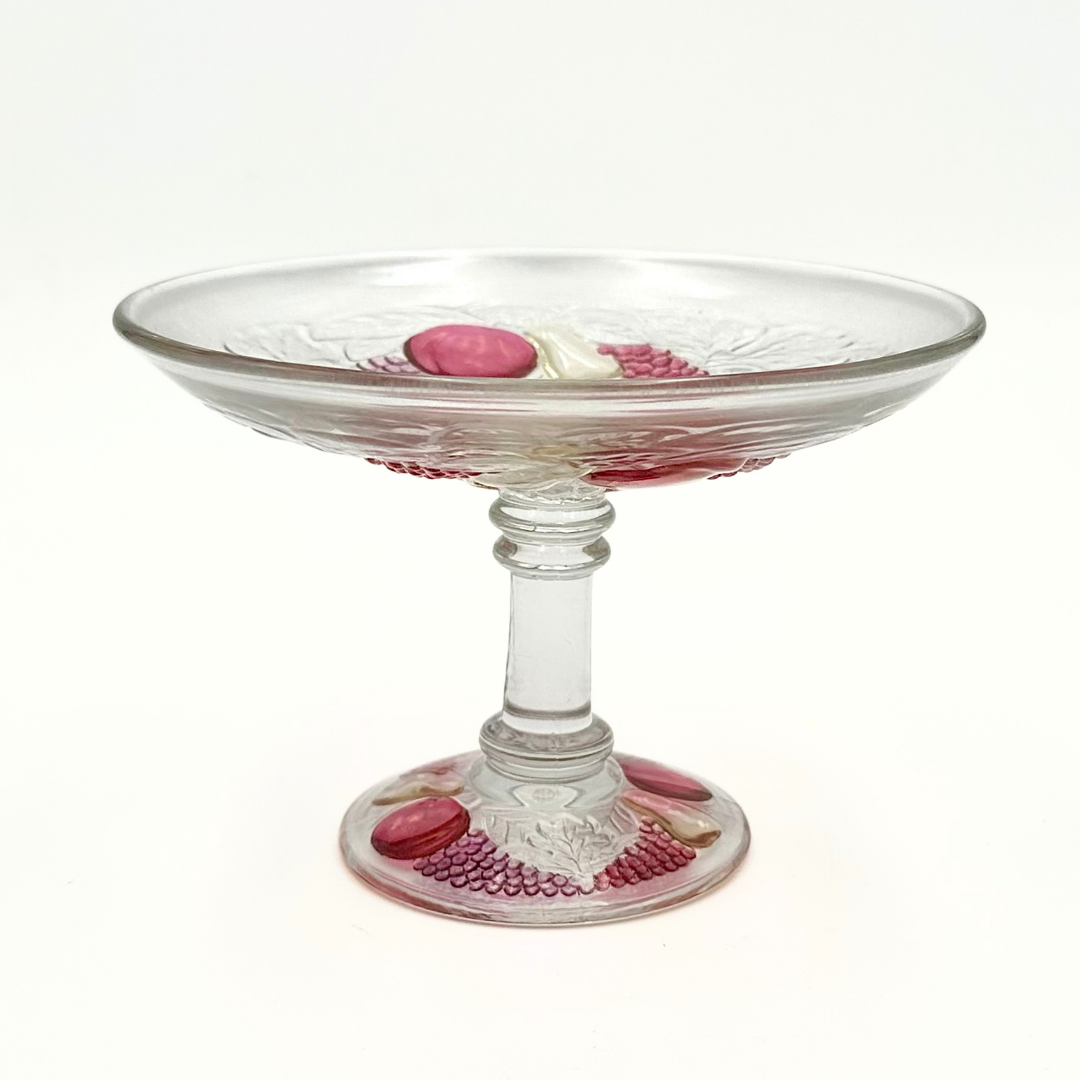 Westmoreland Ruby Flashed Paneled Grape Glass 14-Piece Set