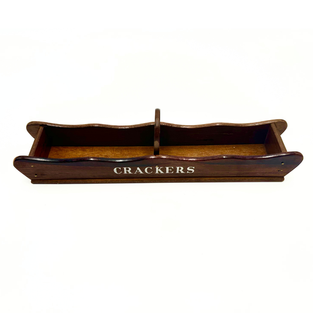 MCM Wooden Cracker Caddy