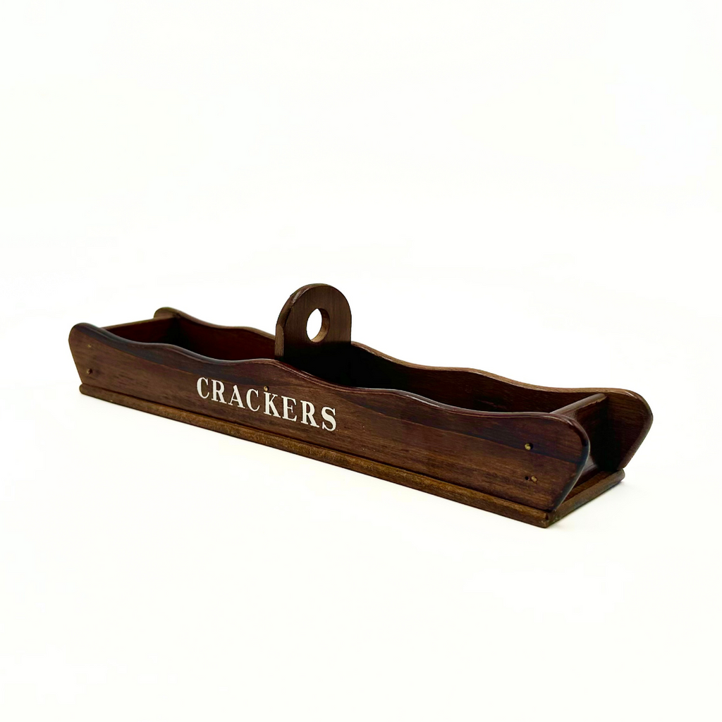 MCM Wooden Cracker Caddy