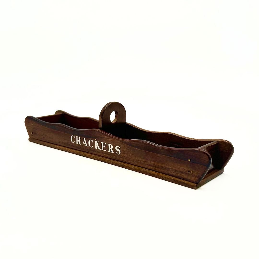 MCM Wooden Cracker Caddy