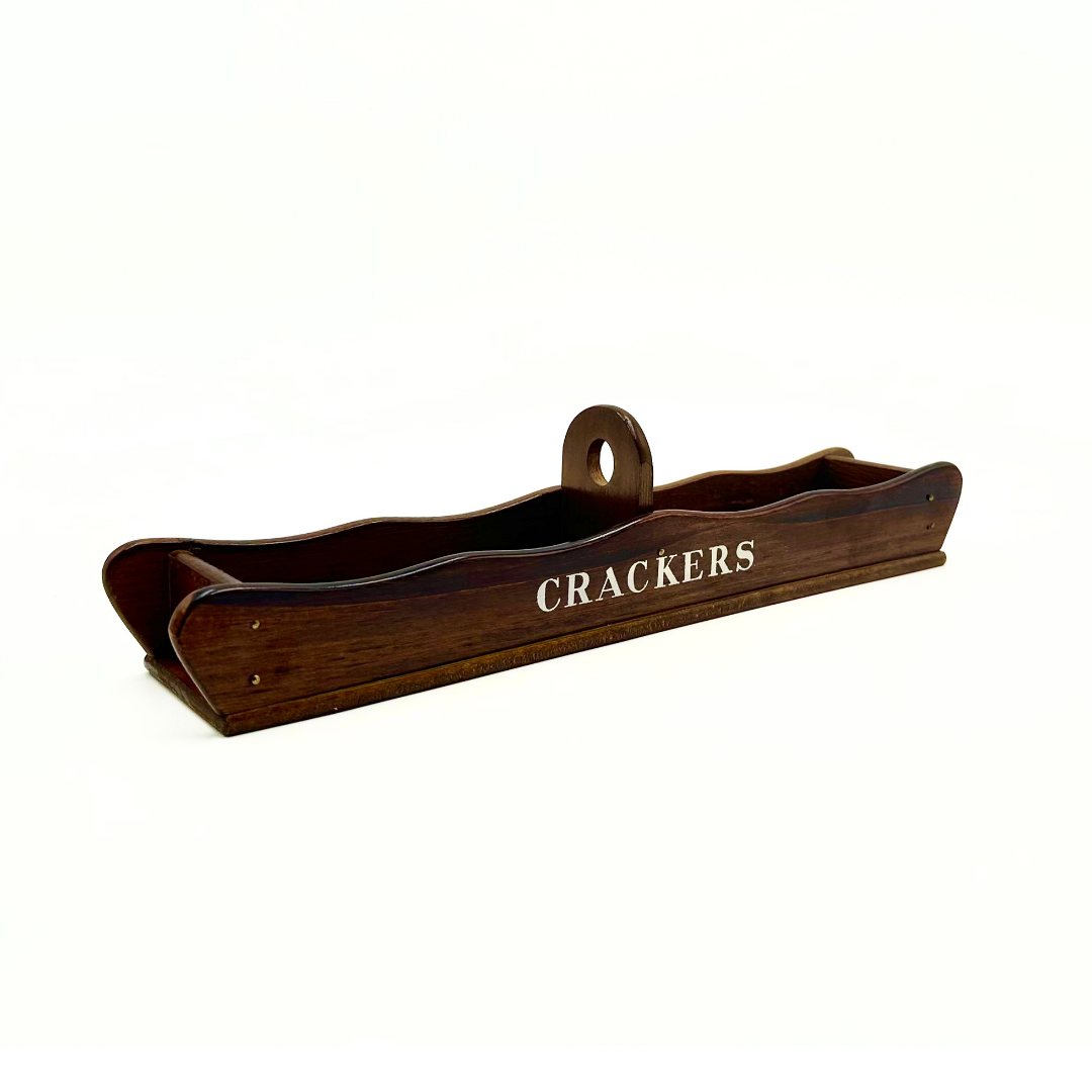 MCM Wooden Cracker Caddy