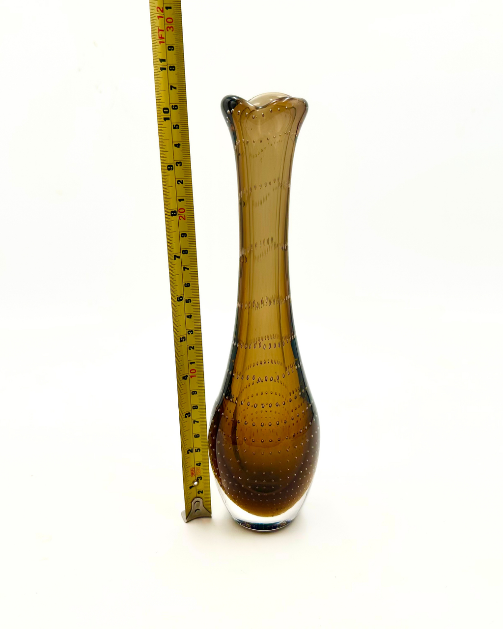 Åseda Bo Borgström Bullicante Amber Swung Vase