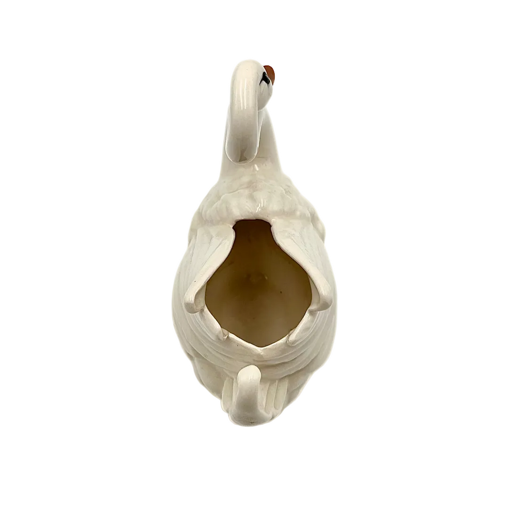 Vintage Ceramic Swan Planter