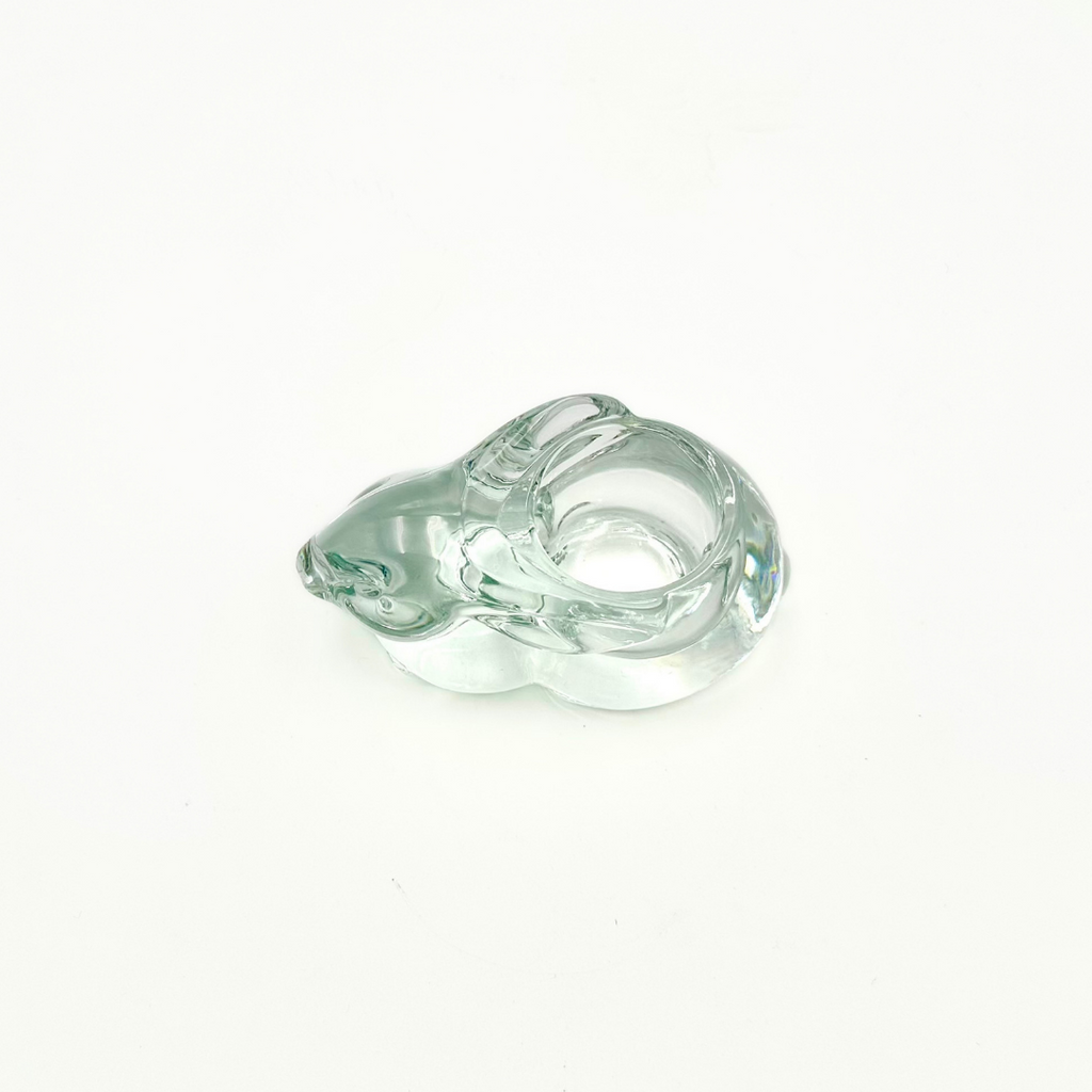 Indiana Glass Candle Lane Critters™ "The Bunny" Clear Glass Votive Candle Holder