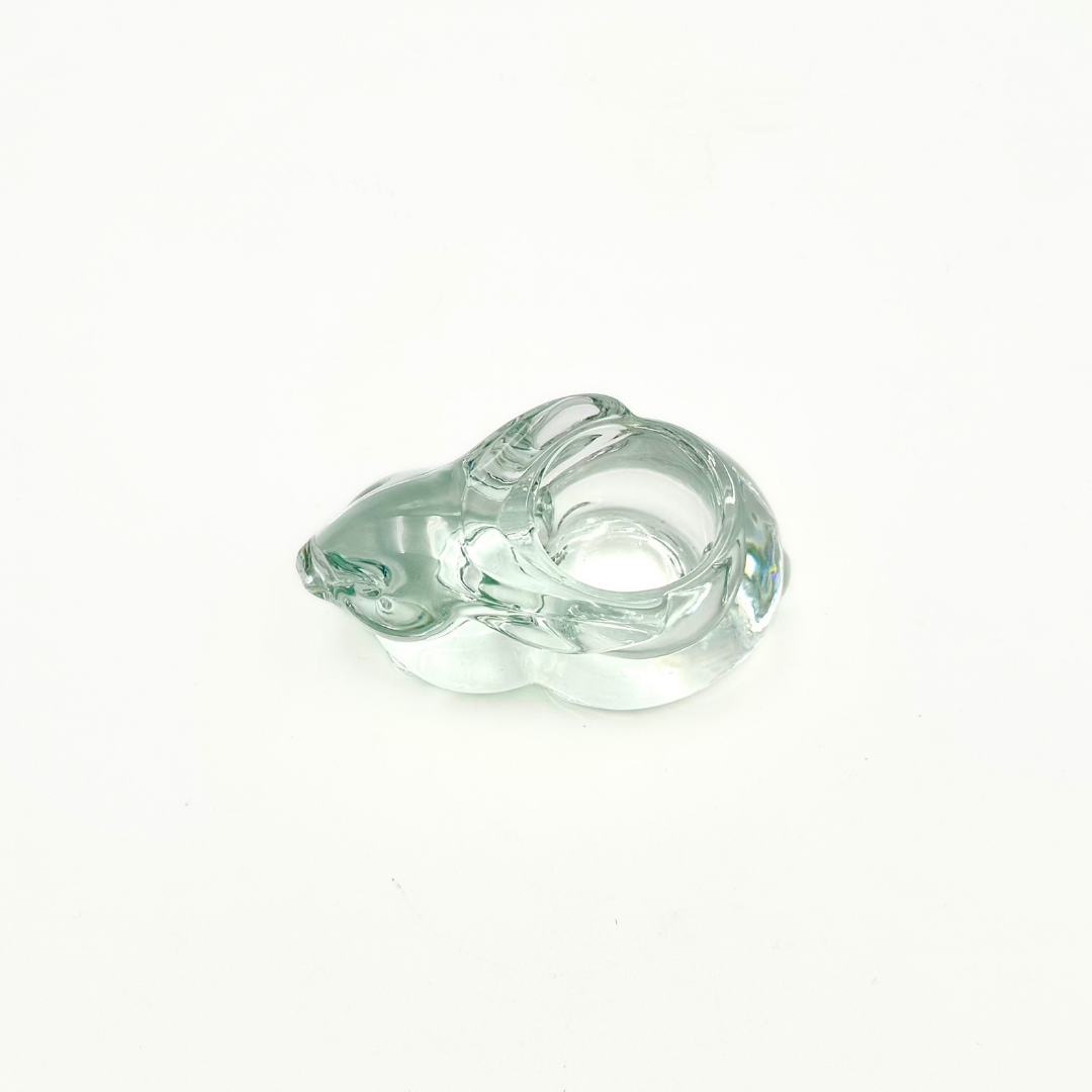 Indiana Glass Candle Lane Critters™ "The Bunny" Clear Glass Votive Candle Holder