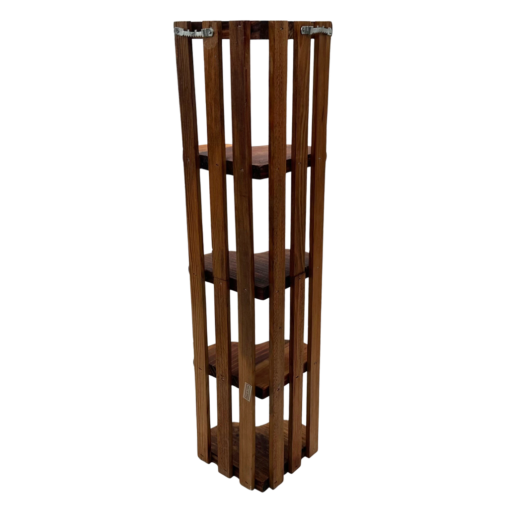 Wooden Heart Corner Shelf, 5 Tier