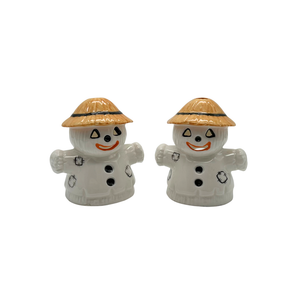 Scarecrow Tealight Candle Holders Pair