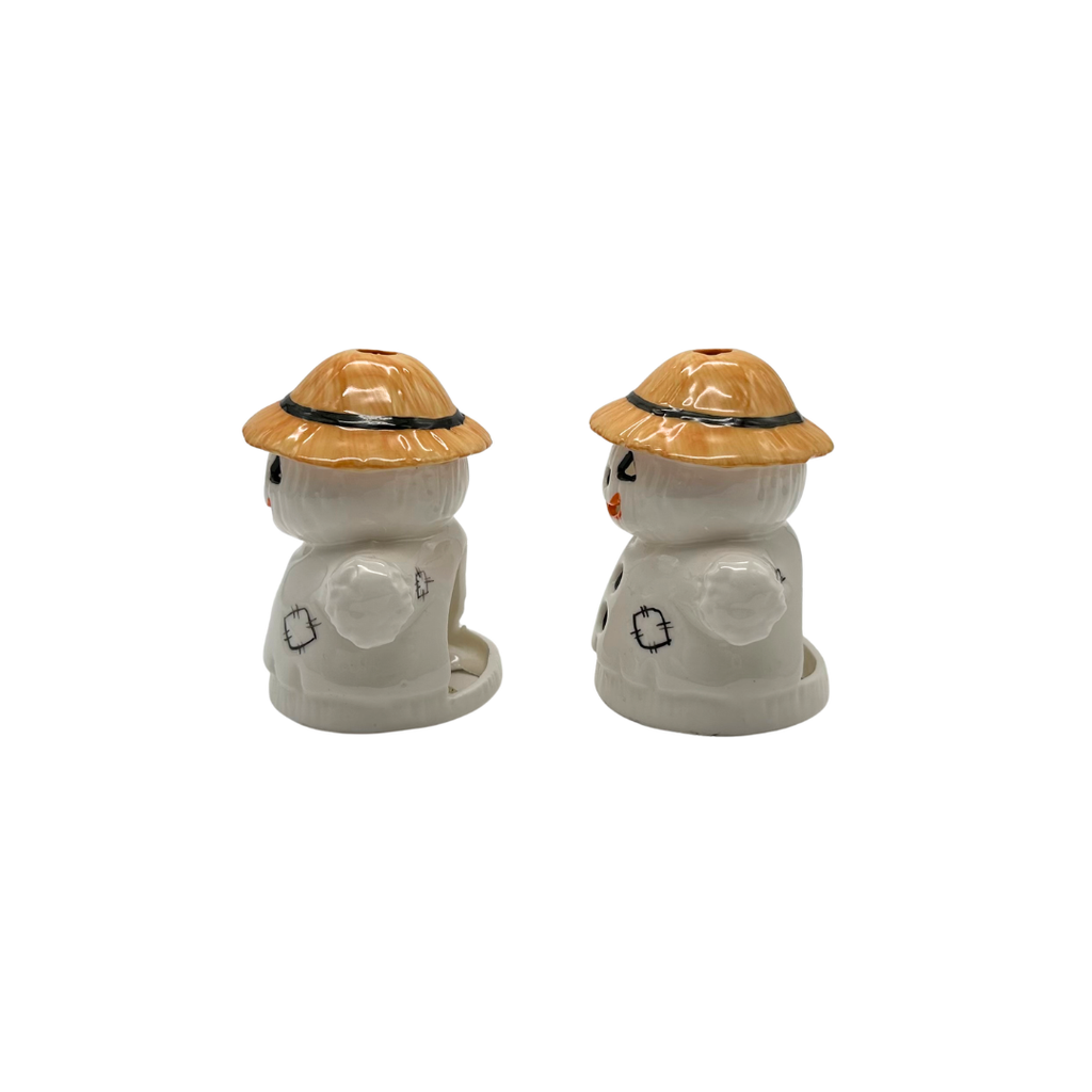 Scarecrow Tealight Candle Holders Pair