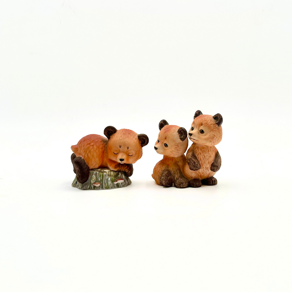 Enesco Endangered Young'uns Bear Cub Figurines