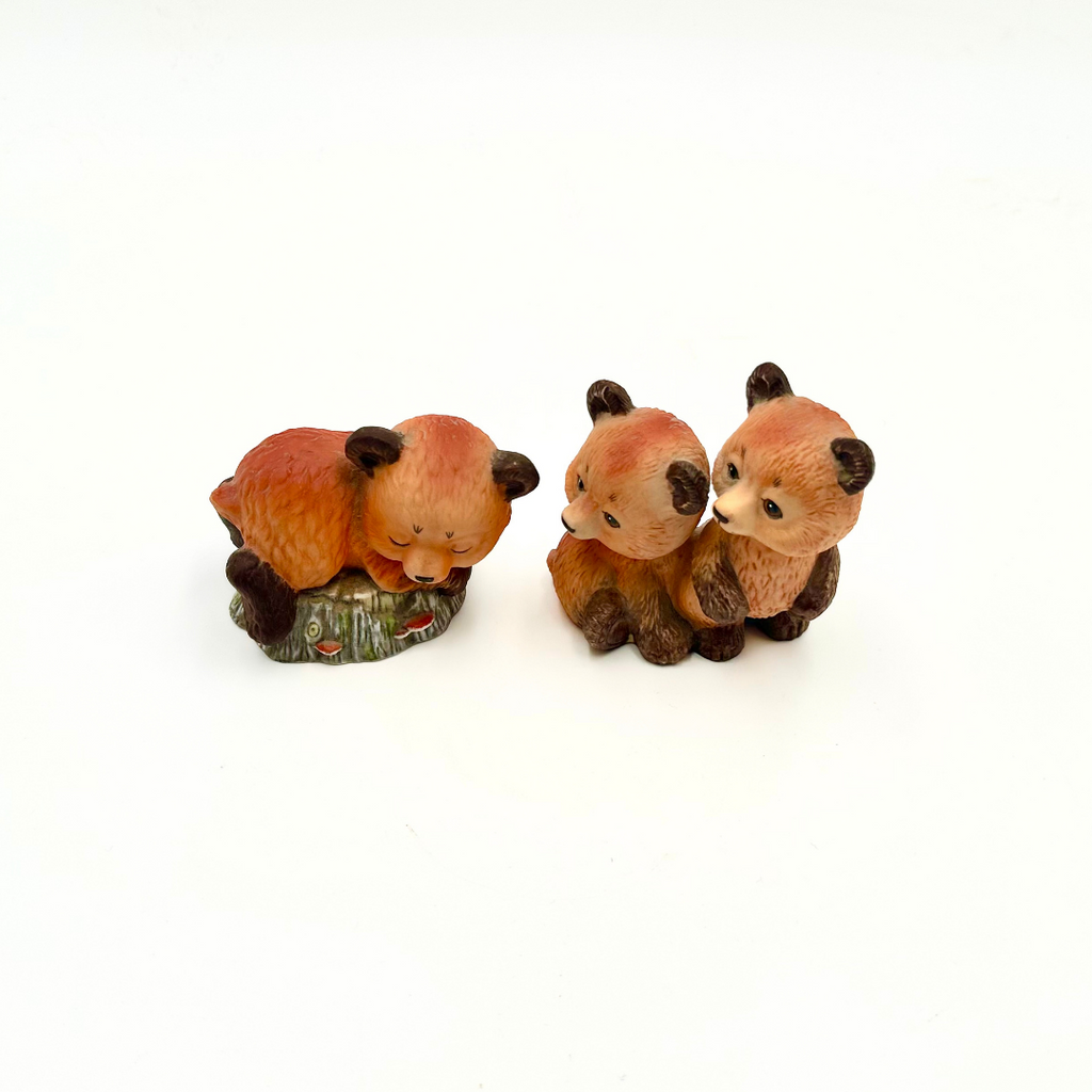 Enesco Endangered Young'uns Bear Cub Figurines