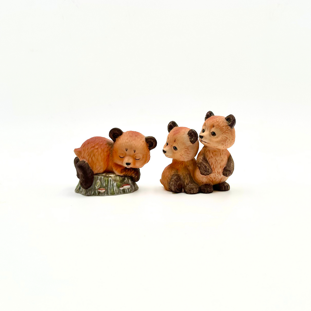 Enesco Endangered Young'uns Bear Cub Figurines