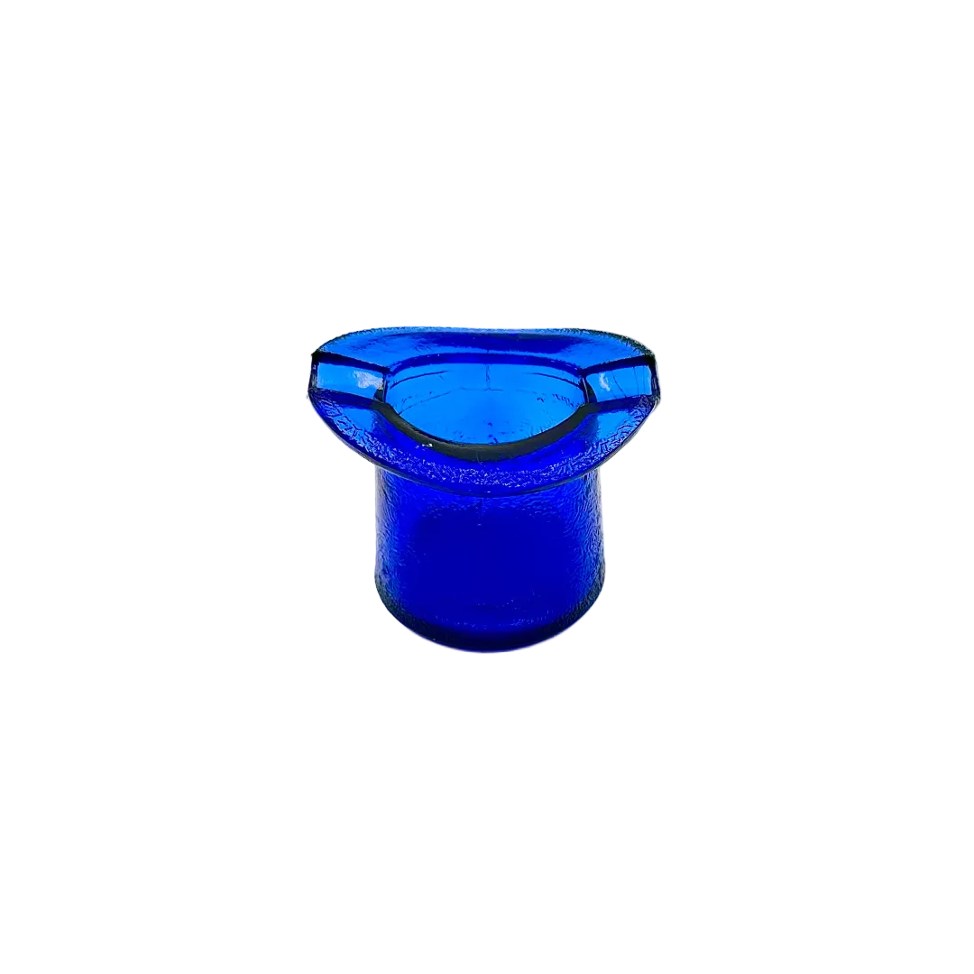 Maryland Glass Co. Cobalt Blue Top Hat Ashtray
