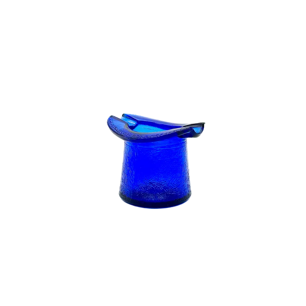 Maryland Glass Co. Cobalt Blue Top Hat Ashtray