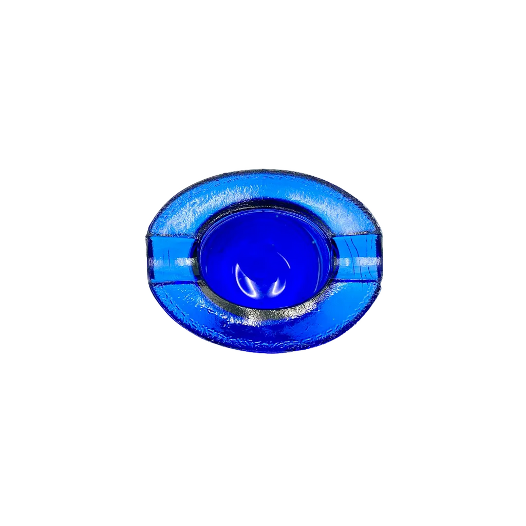 Maryland Glass Co. Cobalt Blue Top Hat Ashtray