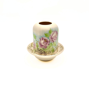 Studio Art Hand Painted Porcelain Fairy Lamp