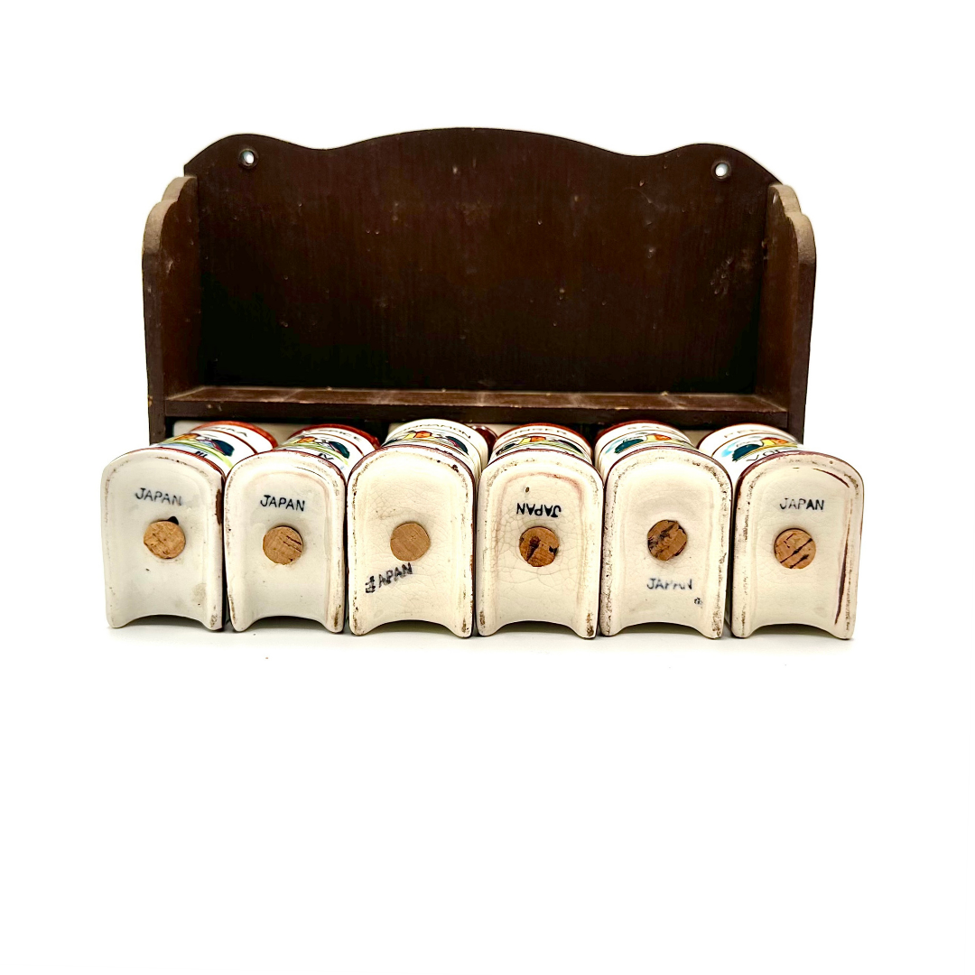 Westwood Ceramic Dutch Windmill Spice Rack Set