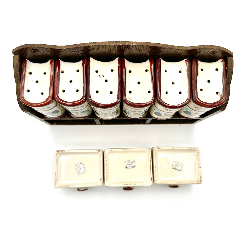 Westwood Ceramic Dutch Windmill Spice Rack Set