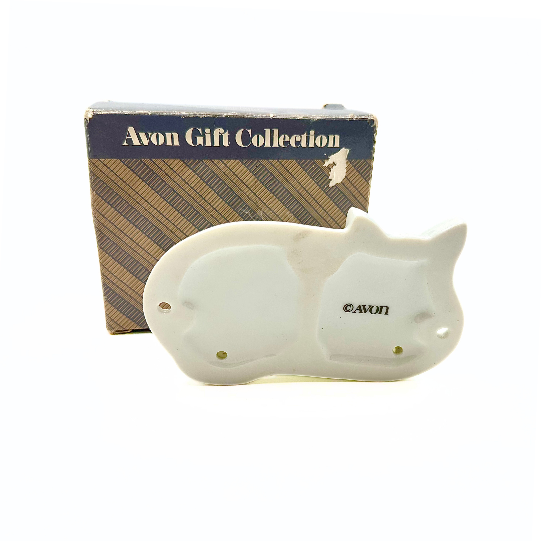 Avon Kitchen Kittens White Ceramic Cat Wall Hook