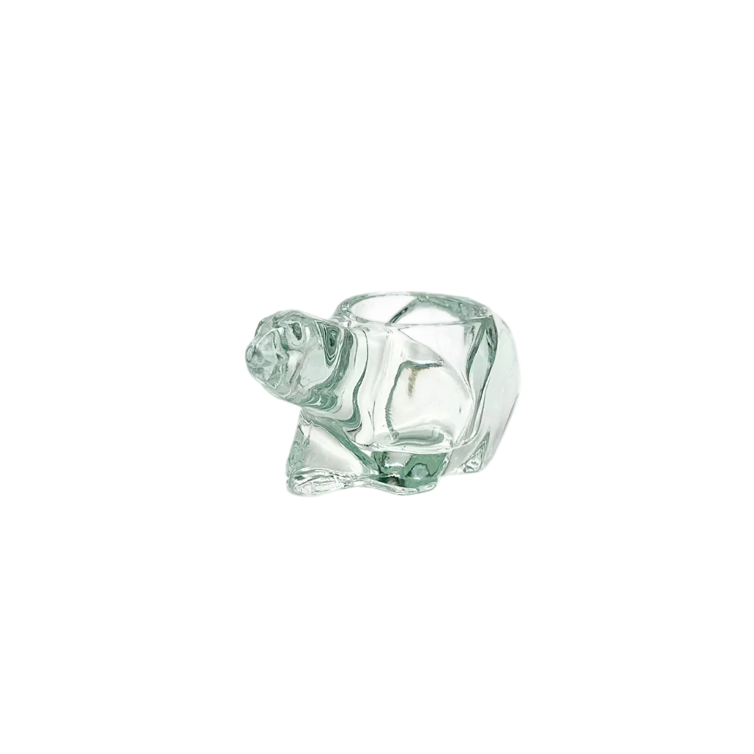 Indiana Glass Candle Lane Critters Polar Bear Votive Candle Holder