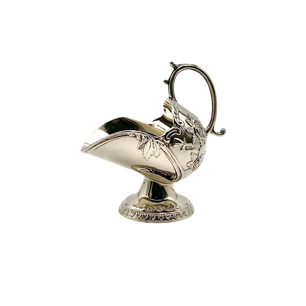 Silver Plated Victorian Style Sugar Scuttle
