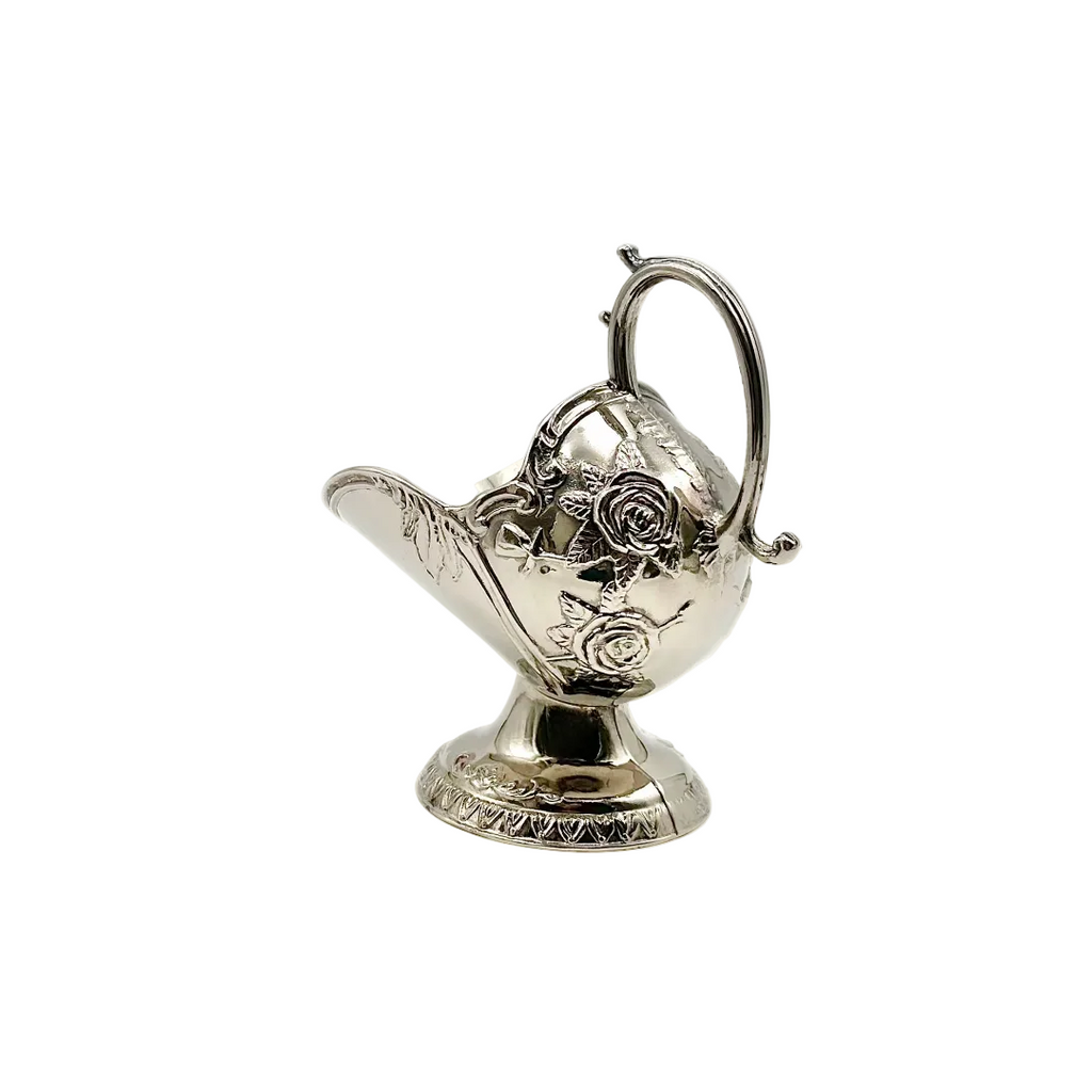 Silver Plated Victorian Style Sugar Scuttle