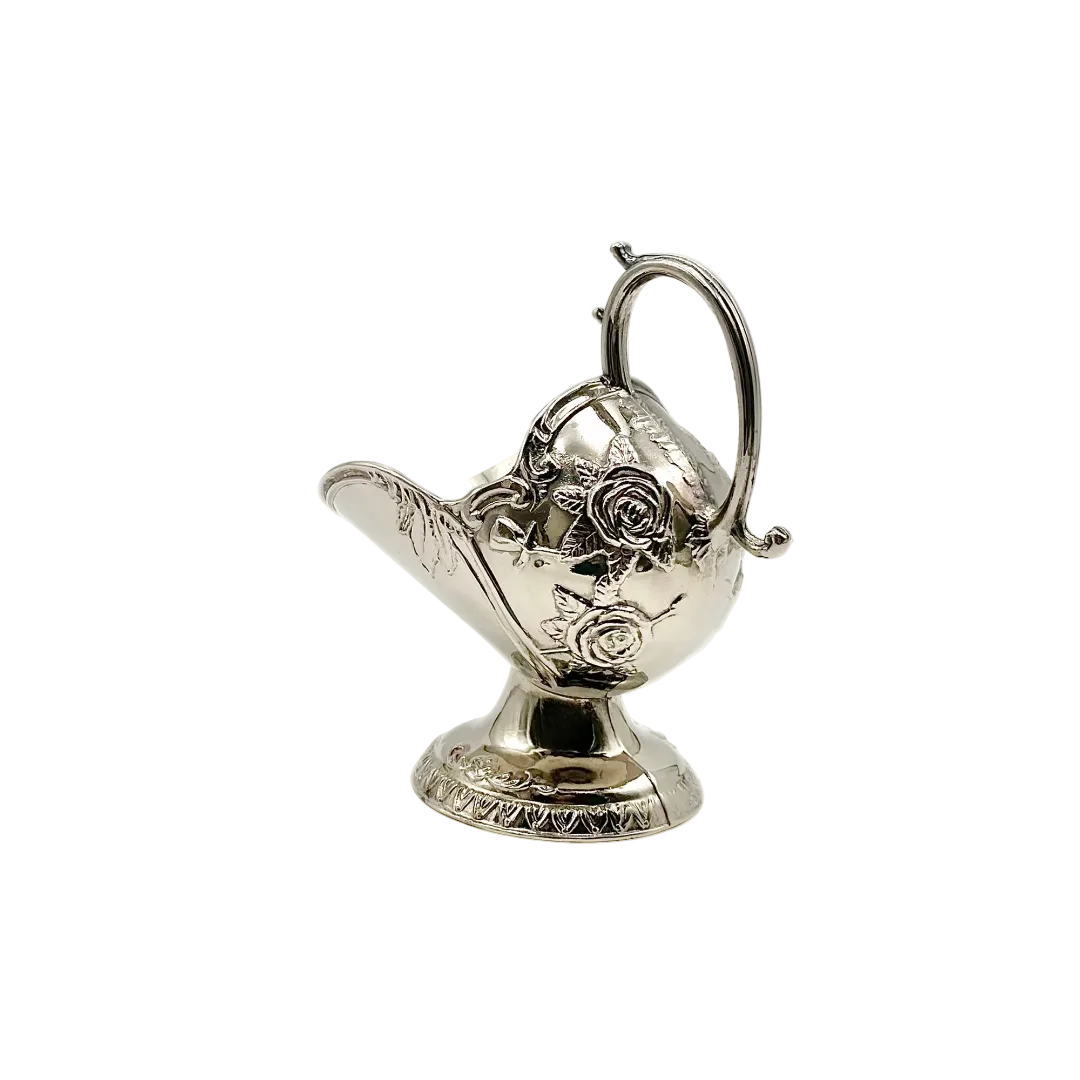 Silver Plated Victorian Style Sugar Scuttle