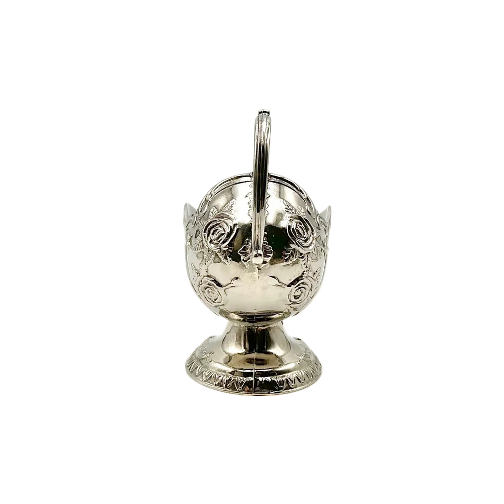 Silver Plated Victorian Style Sugar Scuttle