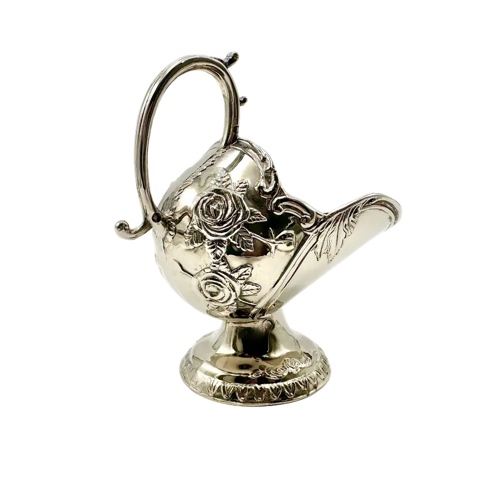 Silver Plated Victorian Style Sugar Scuttle