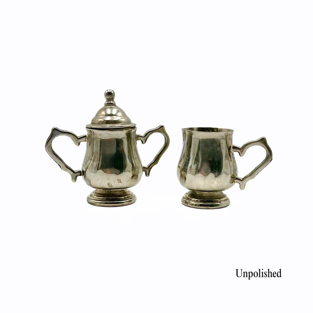 Godinger Silver Art Co. Silverplate Creamer & Sugar Bowl Set