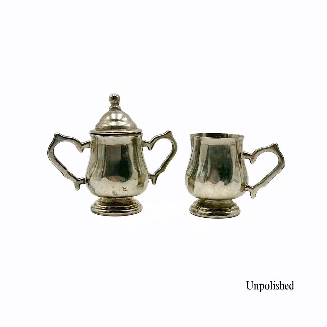 Godinger Silver Art Co. Silverplate Creamer & Sugar Bowl Set