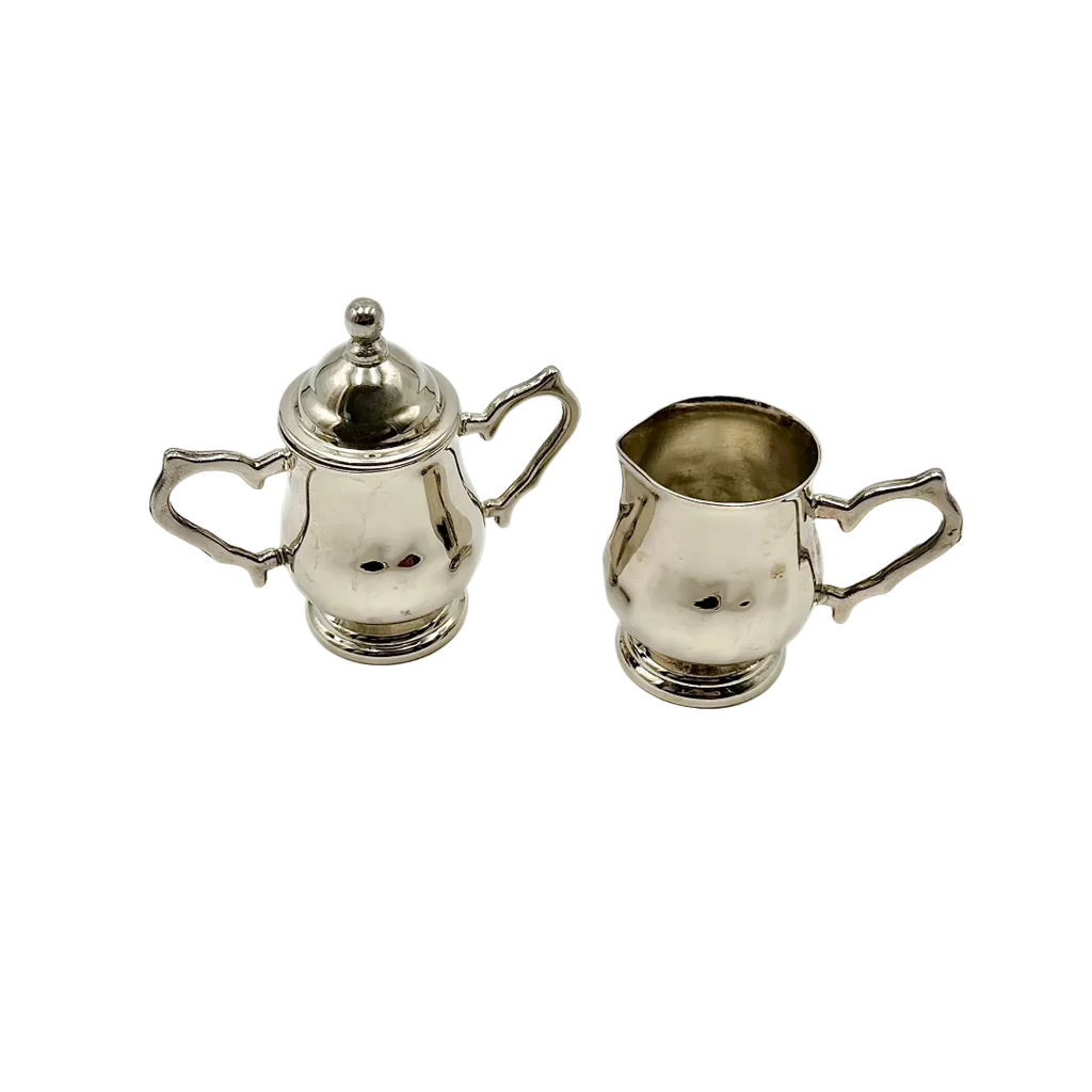 Godinger Silver Art Co. Silverplate Creamer & Sugar Bowl Set