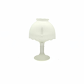 Homco Mini Frosted Satin Glass Fairy Lamp