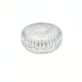 Studio Nova Japan Clear Glass Swirl Lidded Dish