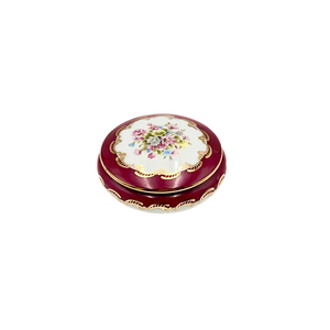 Goudeville Limoges France Porcelain Trinket Box