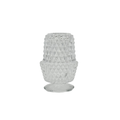 Indiana Glass Diamond Point Clear Fairy Lamp
