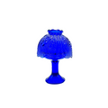 Indiana Glass Co Cobalt Blue Chantilly Fairy Lamp