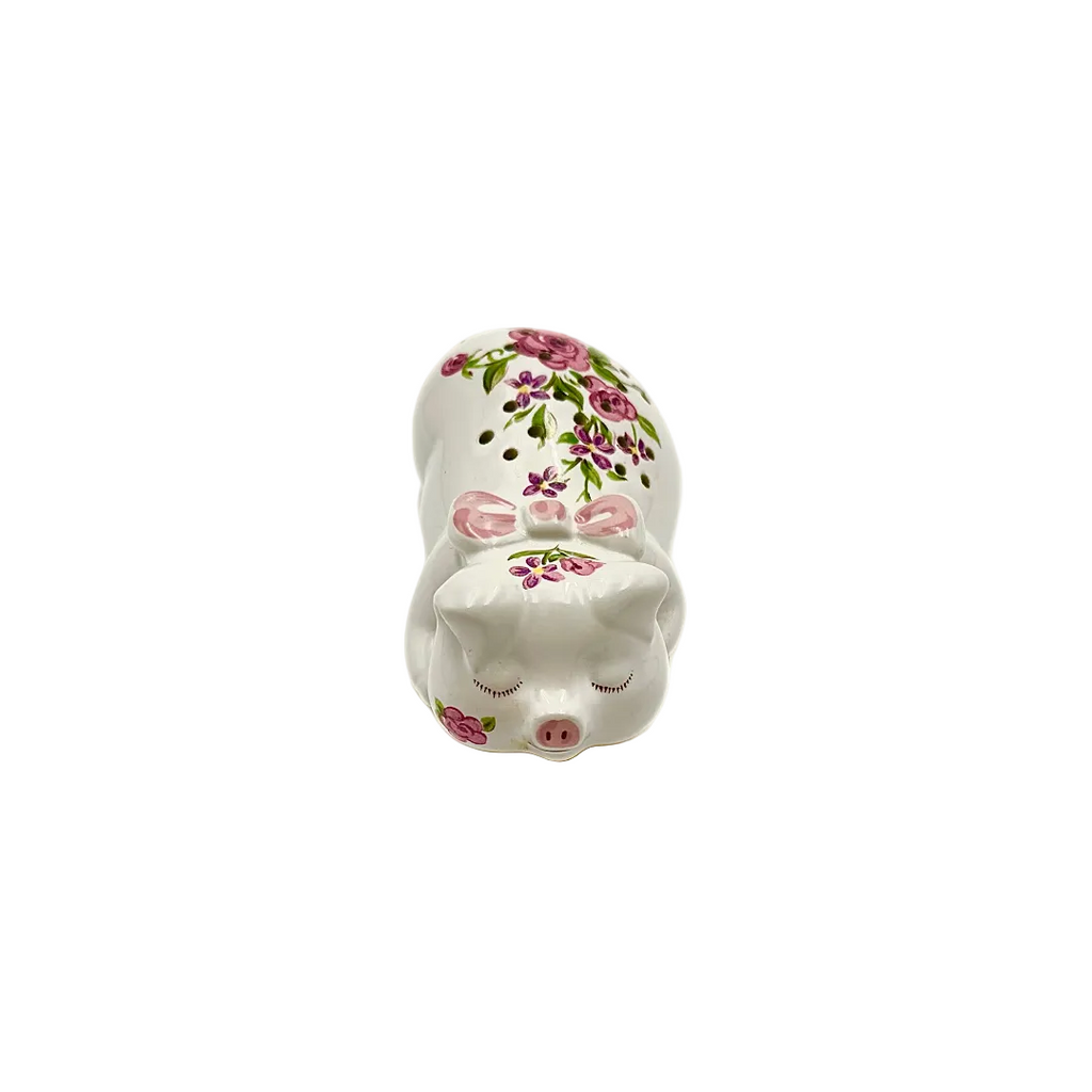 Avon "Pampered Piglet" Ceramic Pomander