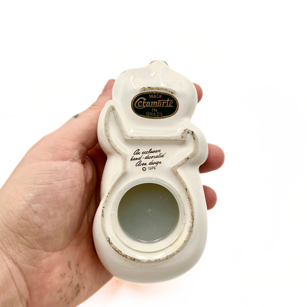Avon "Pampered Piglet" Ceramic Pomander