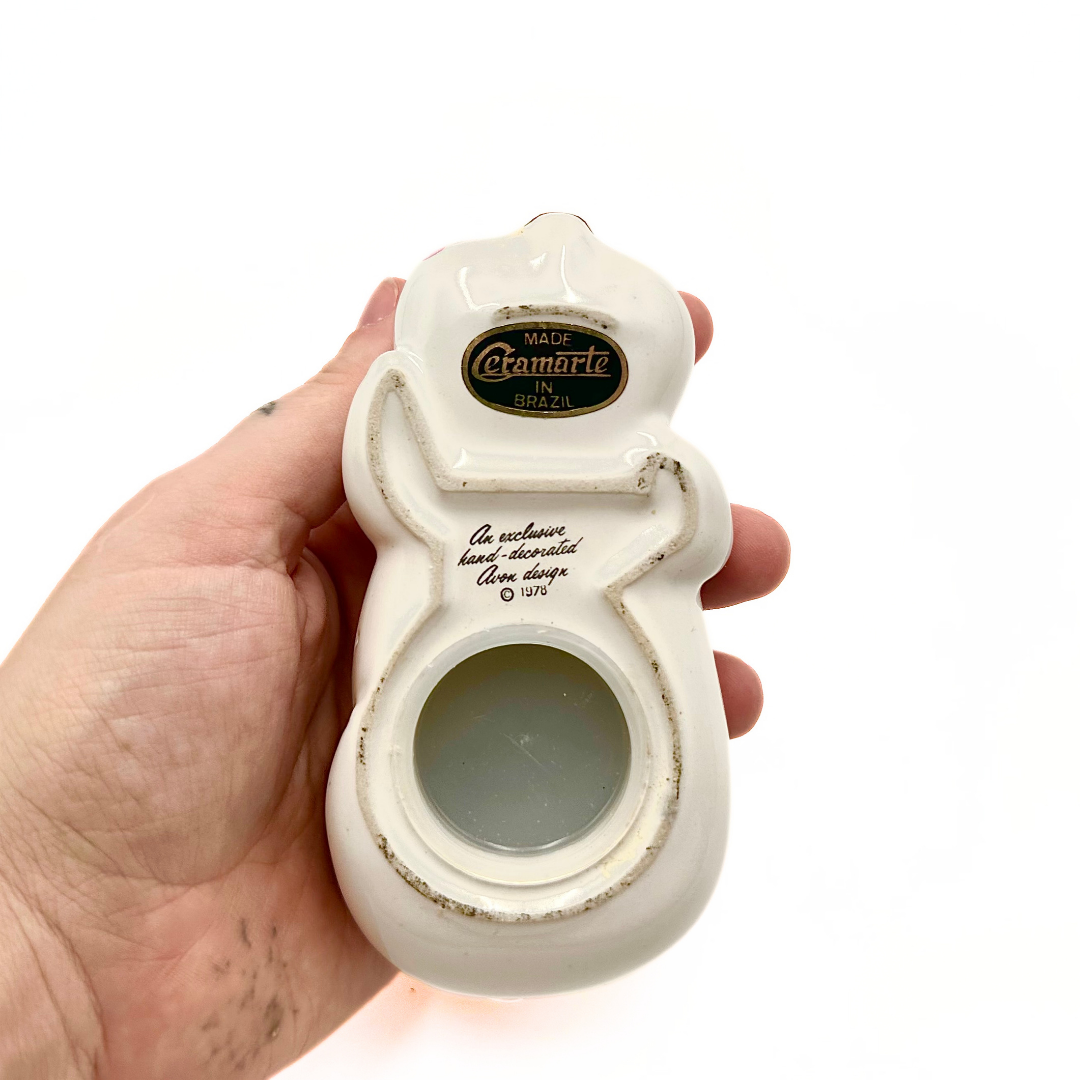 Avon "Pampered Piglet" Ceramic Pomander
