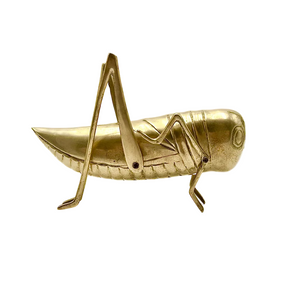 Brass Grasshopper Figurine