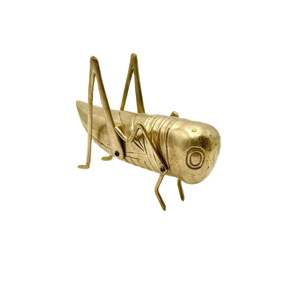 Brass Grasshopper Figurine
