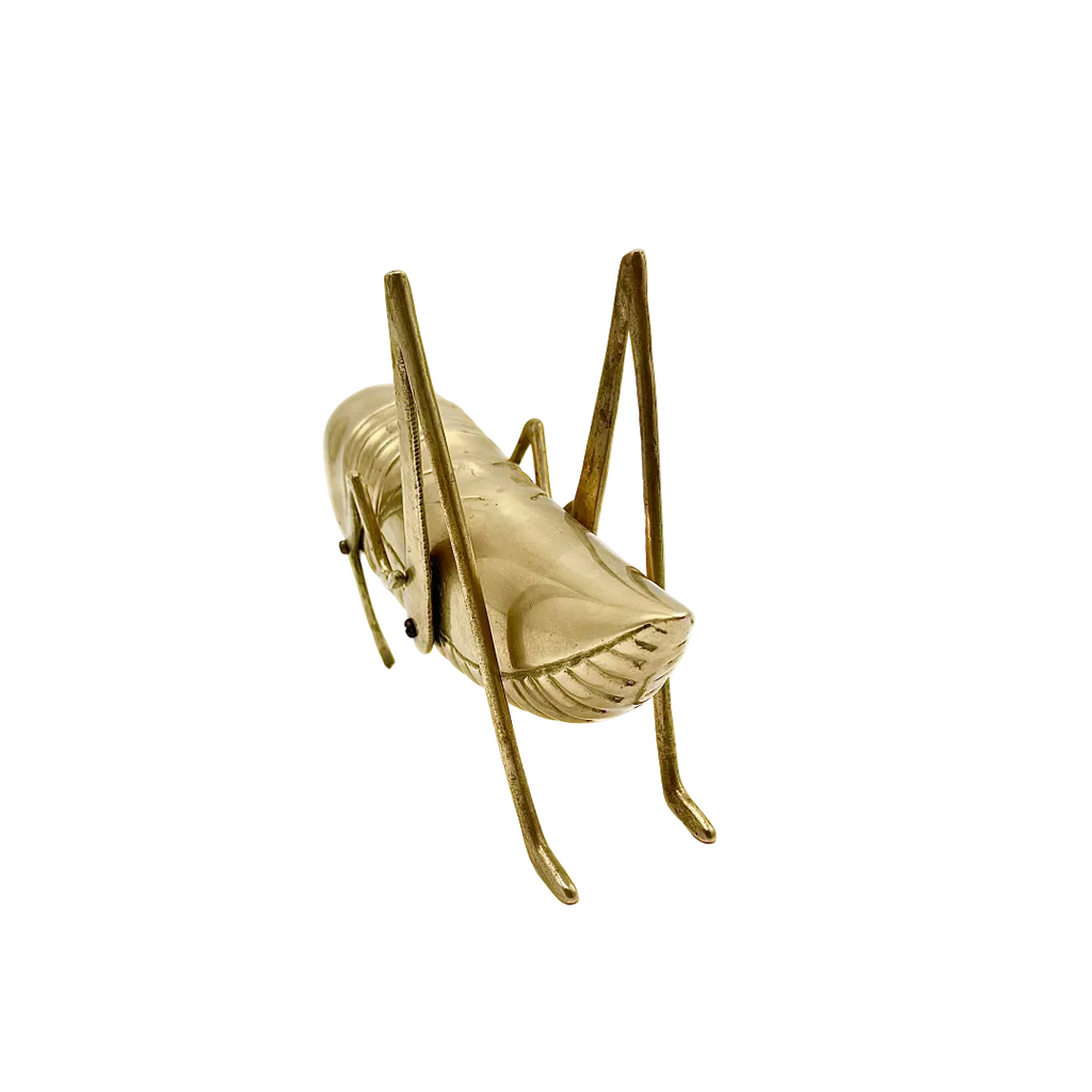 Brass Grasshopper Figurine