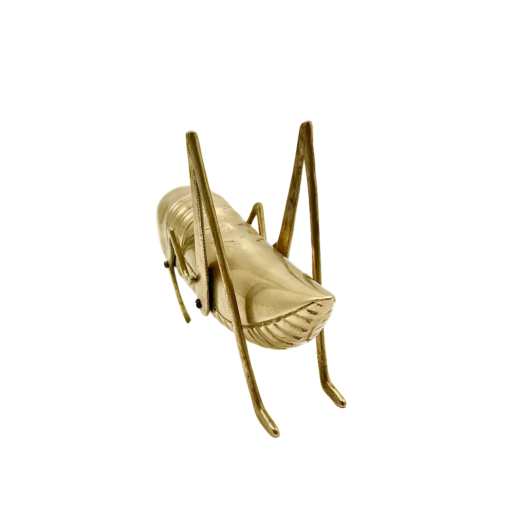 Brass Grasshopper Figurine