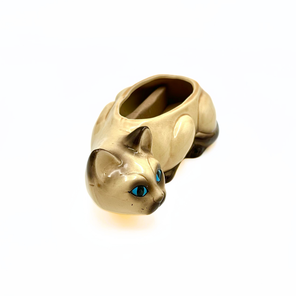 Japan Ceramic Siamese Cat Planter