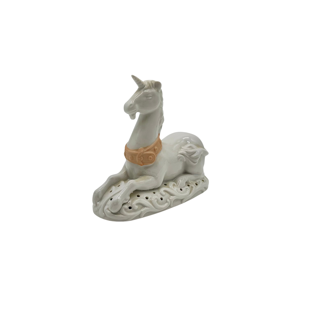 Avon Tapestry Collection Porcelain Unicorn Potpourri Holder